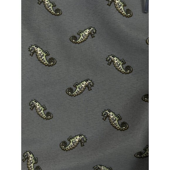 Reyn Spooner Mens Gray Seahorse Print Swim Shorts Size Medium - Picture 7 of 10